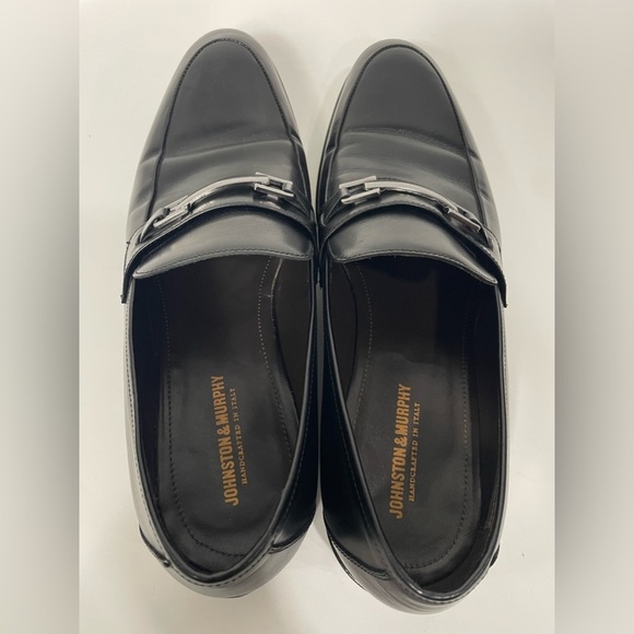 Johnston & Murphy Black Leather Loafers main image 9
